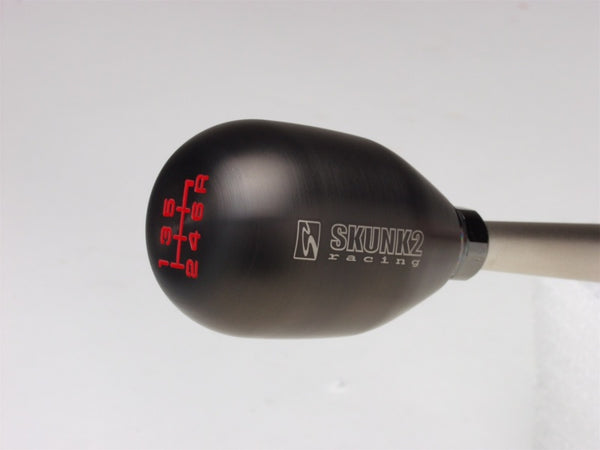 Skunk2 Honda/Acura 6-Speed Billet Shift Knob (10mm x 1.5mm) (Apprx. 440 Grams) - Bull Strap