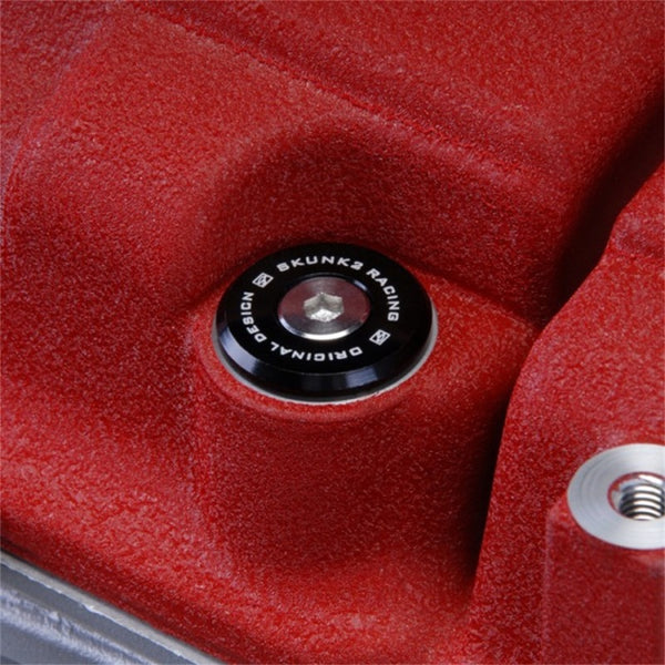 Skunk2 Honda/Acura B-Series VTEC Black Anodized Low-Profile Valve Cover Hardware - Bull Strap