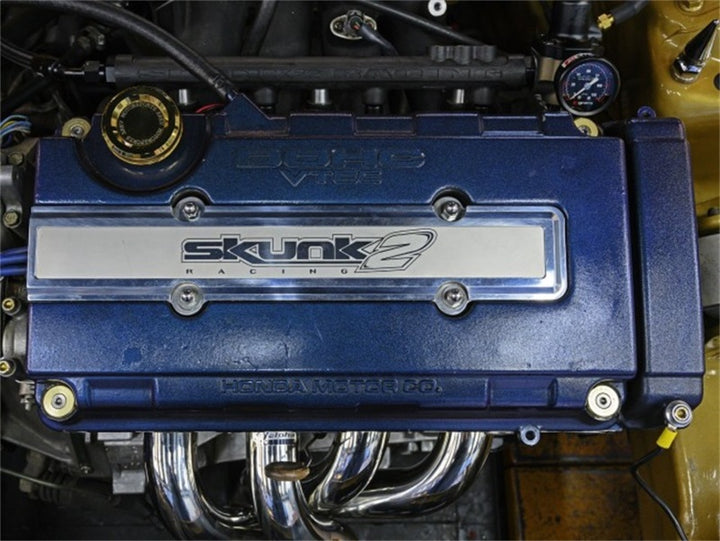 Skunk2 Honda/Acura B Series VTEC Polished Billet Wire Cover - Bull Strap