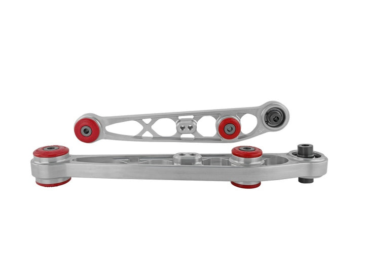 Skunk2 Honda/Acura EG/DC Ultra Series Rear Lower Control Arm Set - Clear - Bull Strap