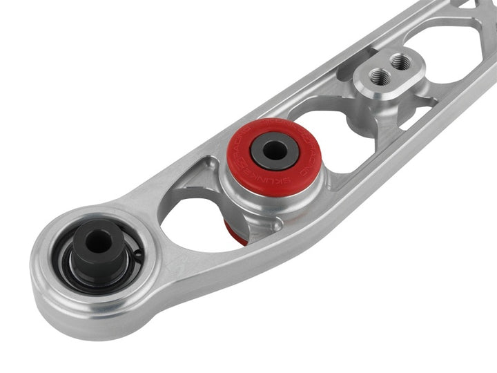 Skunk2 Honda/Acura EG/DC Ultra Series Rear Lower Control Arm Set - Clear - Bull Strap