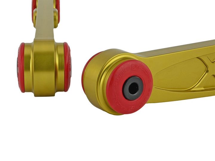 Skunk2 Honda/Acura EK Alpha Series Rear Lower Control Arm Set - Gold - Bull Strap