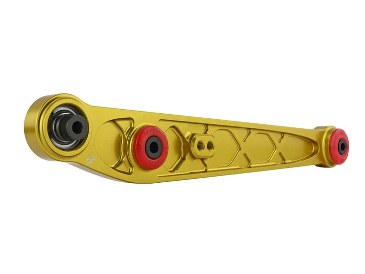 Skunk2 Honda/Acura EK Alpha Series Rear Lower Control Arm Set - Gold - Bull Strap