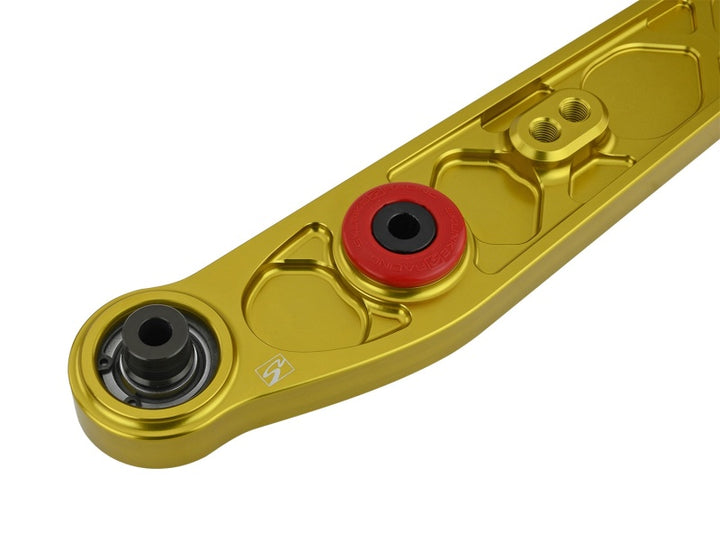 Skunk2 Honda/Acura EK Alpha Series Rear Lower Control Arm Set - Gold - Bull Strap