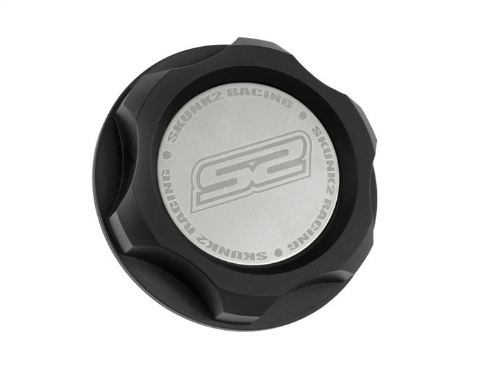 Skunk2 Honda Billet Oil Cap (M33 x 2.8) (Black Series) - Bull Strap