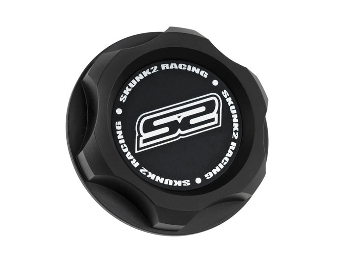 Skunk2 Honda Billet Oil Cap (M33 x 2.8) (Black Series) - Bull Strap