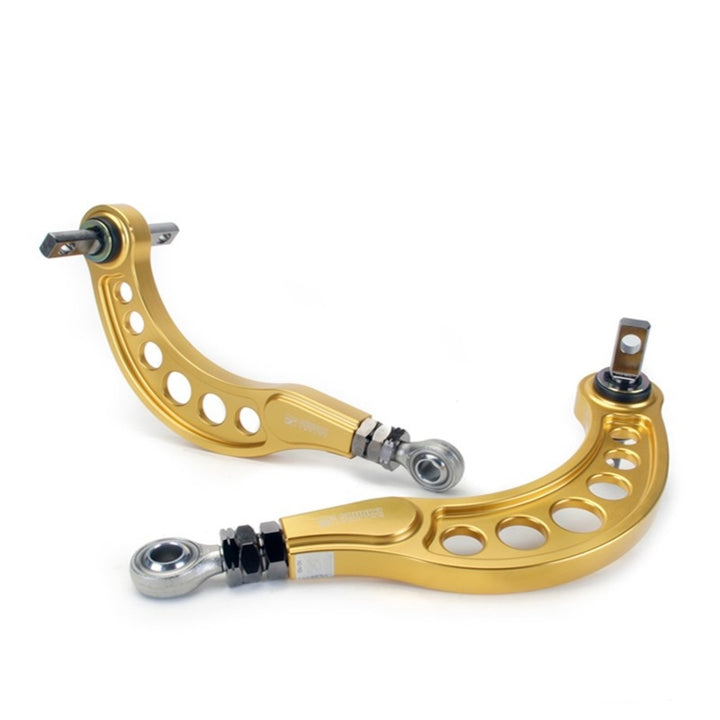 Skunk2 Pro Series 06-09 Honda Civic Gold Anodized Adjustable Rear Camber Kits - Bull Strap