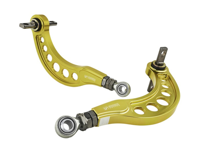 Skunk2 Pro Series 12-13 Honda Civic Gold Anodized Adjustable Rear Camber Kits - Bull Strap