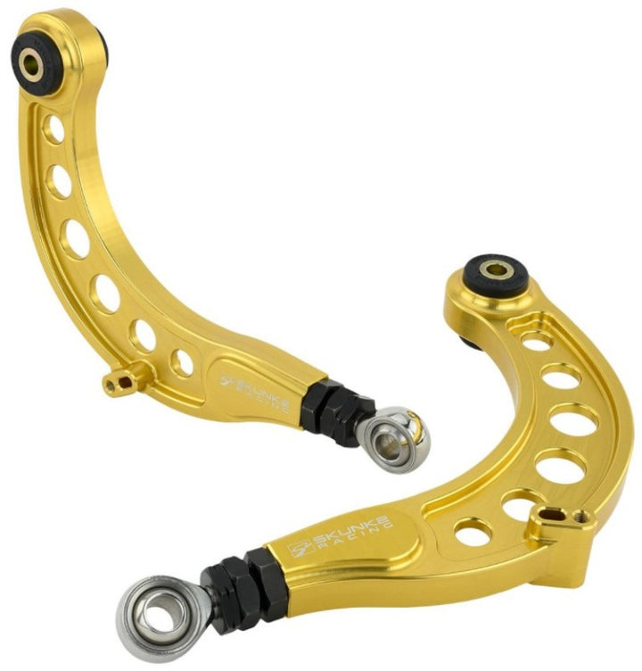 Skunk2 Pro Series 16-20 Honda Civic Gold Anodized Rear Camber Kit - Bull Strap