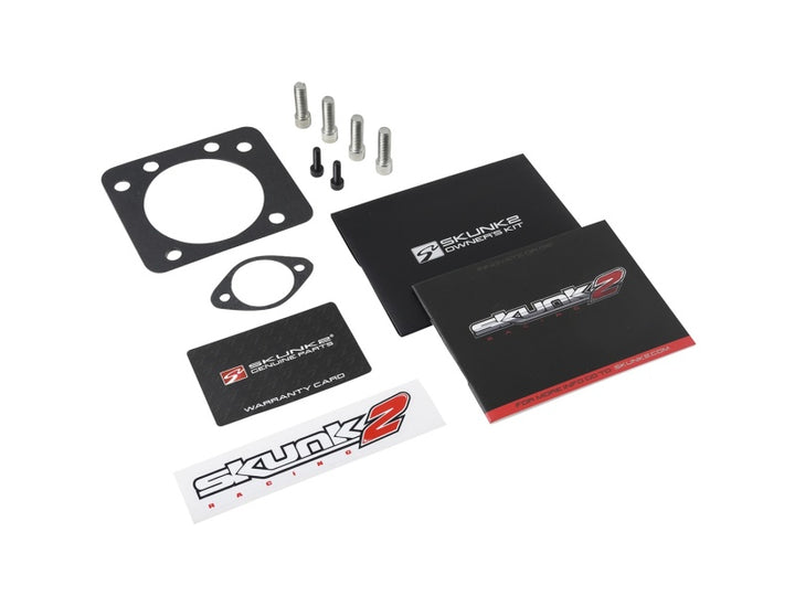 Skunk2 Pro Series Honda/Acura (D/B/H/F Series) 68mm Billet Throttle Body (Black Series) (Race Only) - Bull Strap