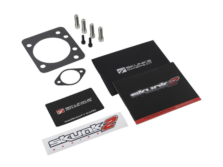 Skunk2 Pro Series Honda/Acura (D/B/H/F Series) 70mm Billet Throttle Body (Black Series) (Race Only) - Bull Strap