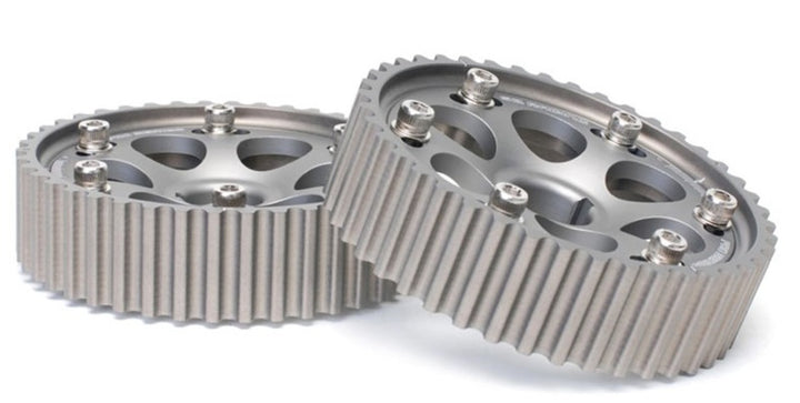 Skunk2 Pro-Series Honda Prelude (H22A) DOHC VTEC 2.2L Cam Gears (Ti Color) - Bull Strap