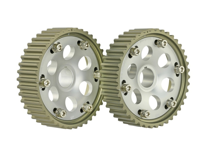 Skunk2 Pro-Series Honda Prelude (H22A) DOHC VTEC 2.2L Cam Gears (Ti Color) - Bull Strap