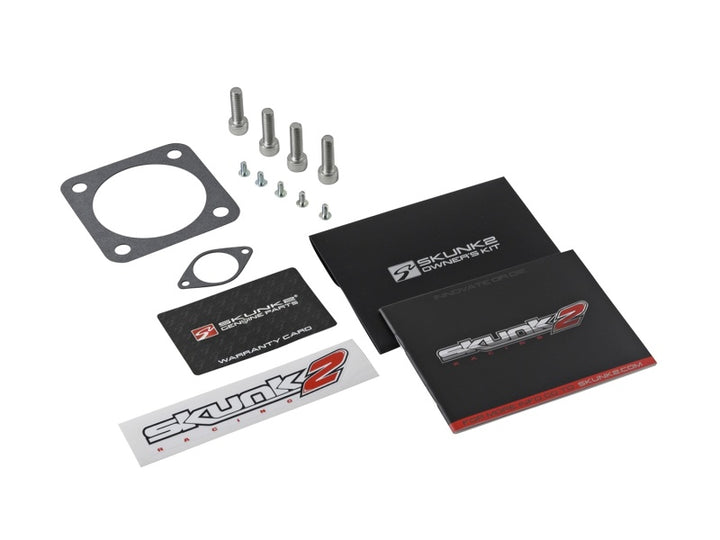 Skunk2 Pro Series Mitsubishi EVO VII/VIII/IX 68mm Billet Throttle Body (Race Only) - Bull Strap