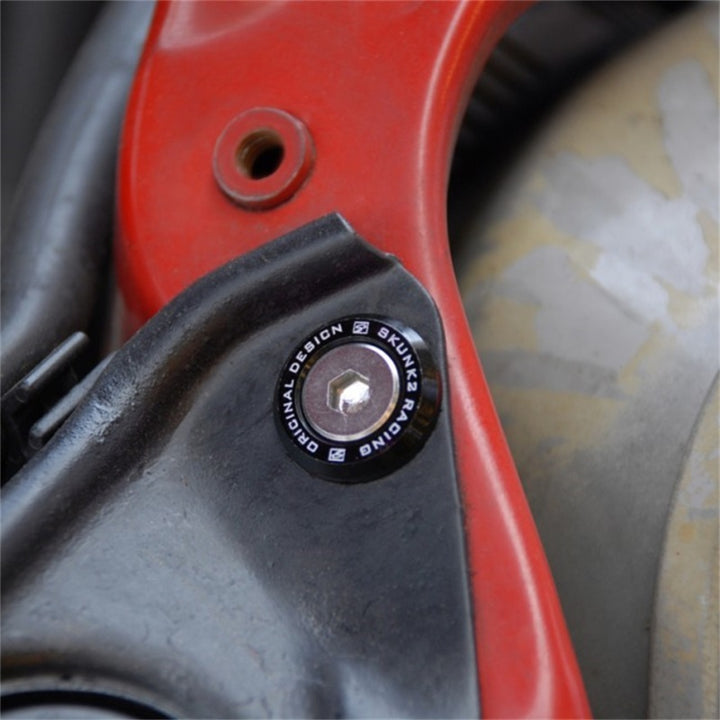 Skunk2 Small Fender Black Anodized Washer Kit (6 Pcs.) - Bull Strap
