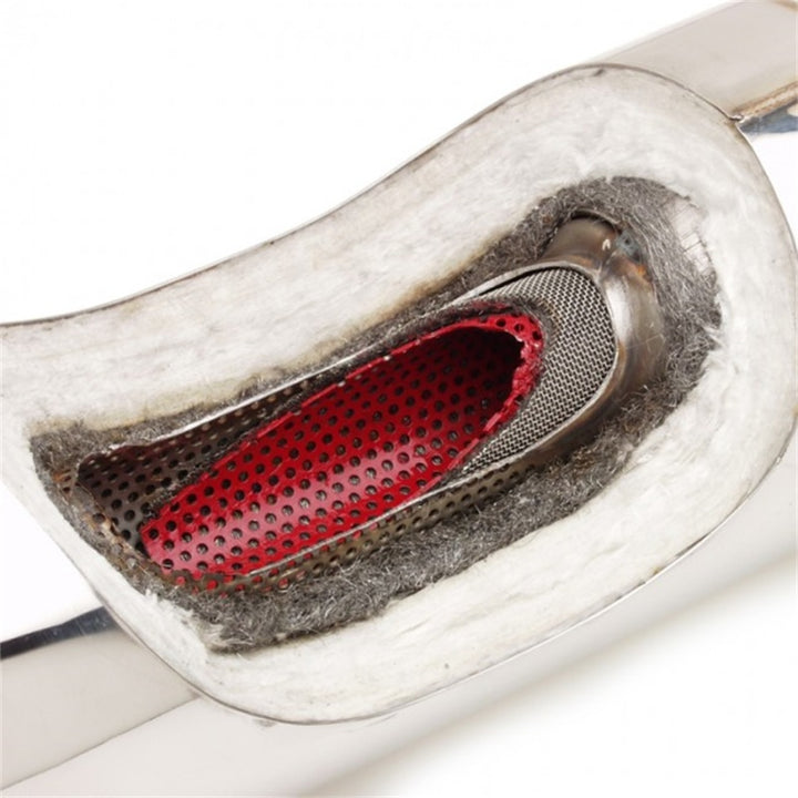 Skunk2 Universal Exhaust Muffler 60mm (2.25in.) Exhaust System - Bull Strap