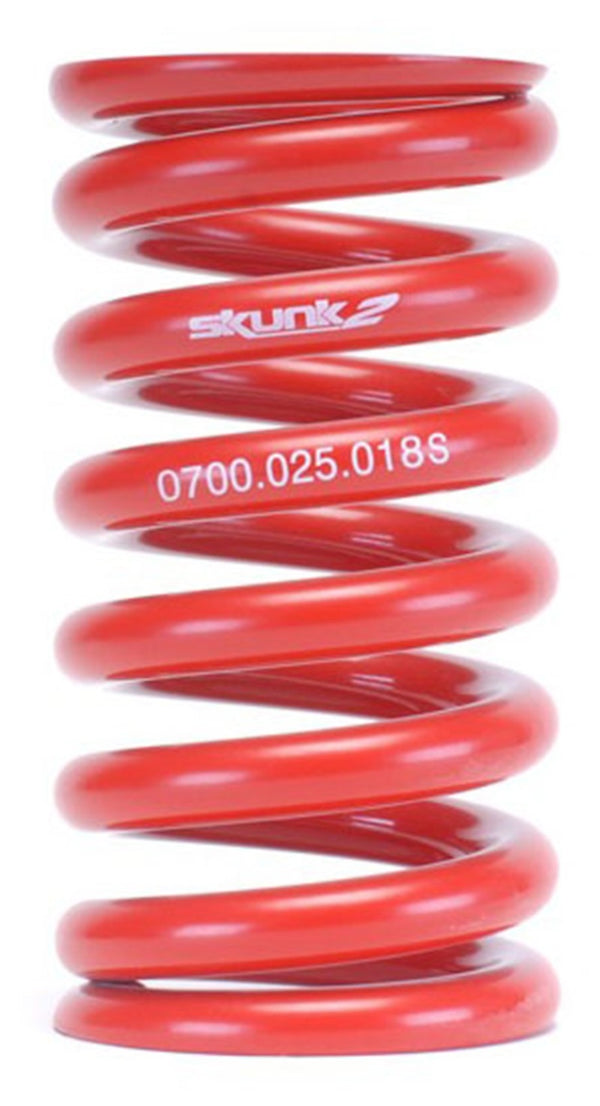 Skunk2 Universal Race Spring (Straight) - 7 in.L - 2.5 in.ID - 18kg/mm (0700.250.018S) - Bull Strap