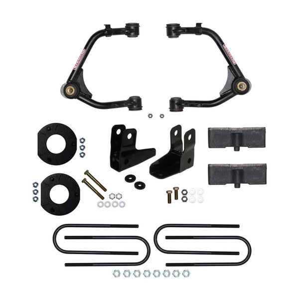 Skyjacker 19-24 Chevrolet Silverado 1500 RWD 3.5in Suspension Lift Kit w/ Rear Shock Extensions - Bull Strap