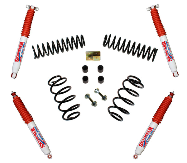 Skyjacker 1997-2006 Jeep Wrangler (TJ) Suspension Lift Kit w/ Shock - Bull Strap