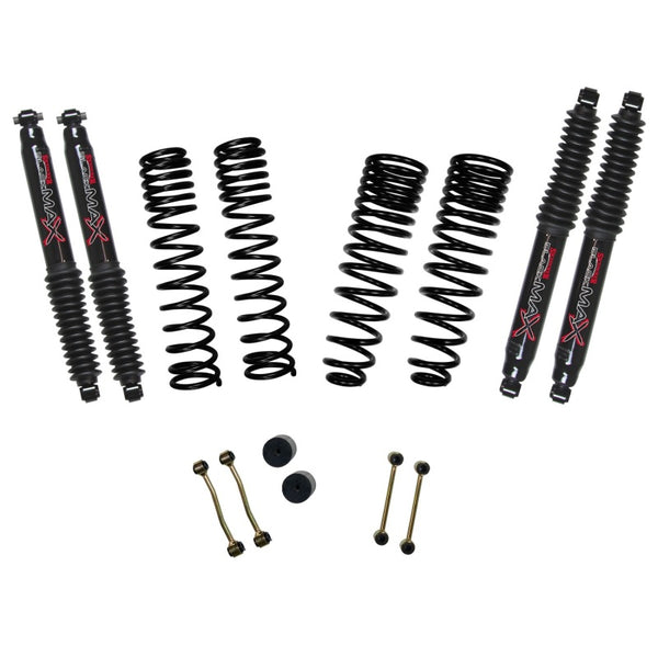 Skyjacker 2020 Jeep Gladiator (JT) Non-Rubicon Suspension Lift Kit 1.5in Rear w/ Black Max Shocks - Bull Strap