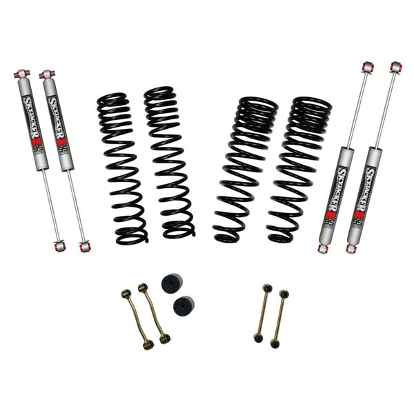 Skyjacker 2020 Jeep Gladiator JT Non-Rubicon Suspension Lift Kit 2.5in Fr 1.5in Rr w/M95 Mono Shocks - Bull Strap