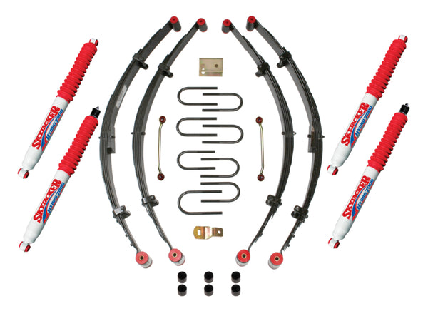 Skyjacker 4" KIT,87-96 YJ W/4 HYDROS - Bull Strap