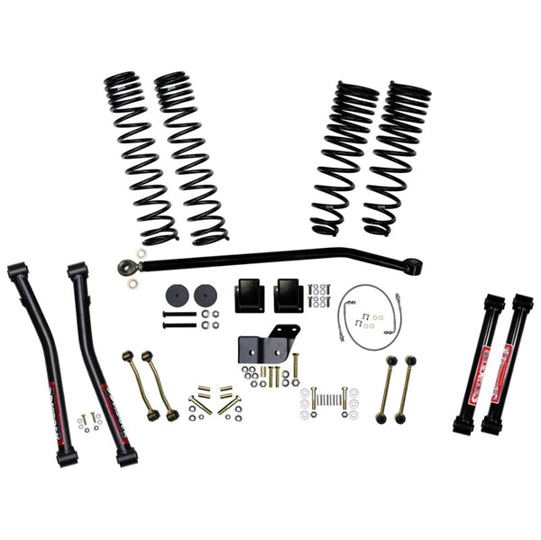 Skyjacker Suspension Lift Kit Components 4.5in Front 3in Rear 2020 Jeep Gladiator JT Non-Rubicon - Bull Strap