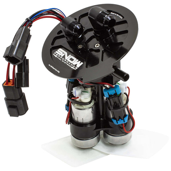 Snow 2011+ Ford Mustang Fuel Hat Race Version (3 Pump 3-285 ) - Bull Strap