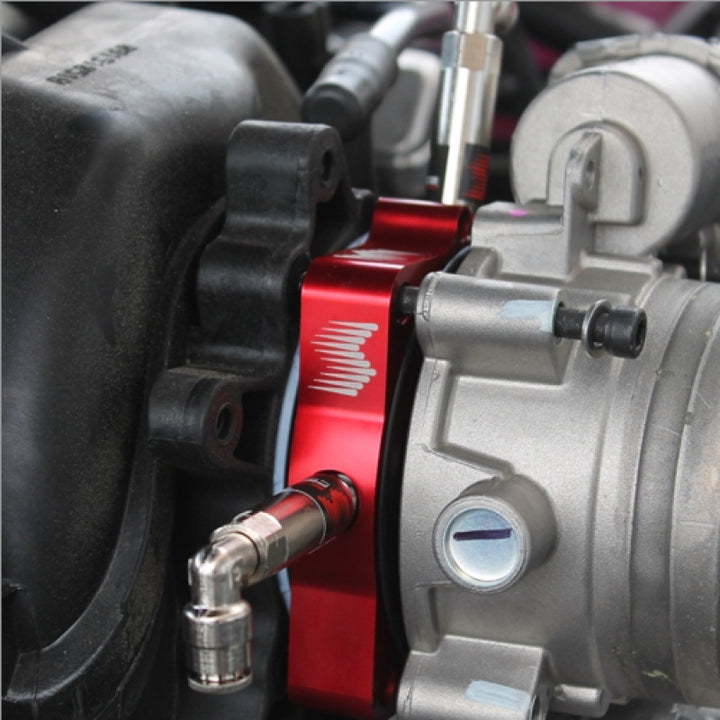 Snow Performance 08+ Charger Stg 2 Boost Cooler F/I Water Injection Kit (SS Braided Line & 4AN) - Bull Strap