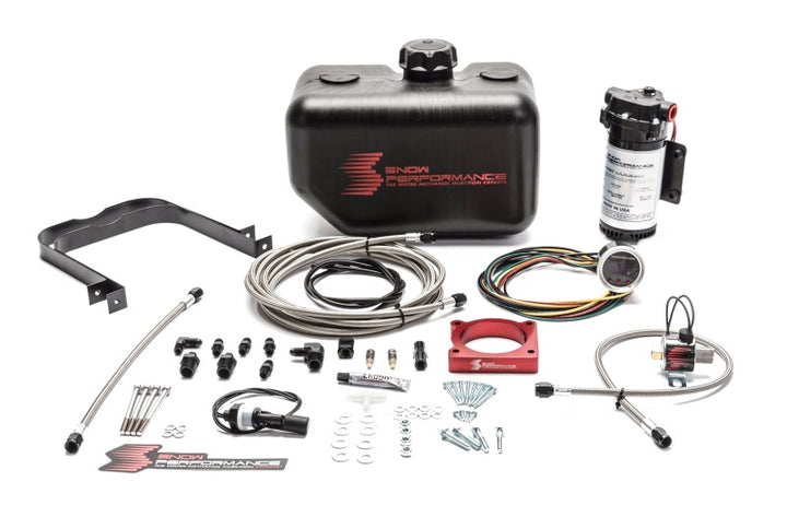 Snow Performance 11-17 F-150 Stg 2 Boost Cooler Water Injection Kit w/SS Brd Line & 4AN Fittings - Bull Strap