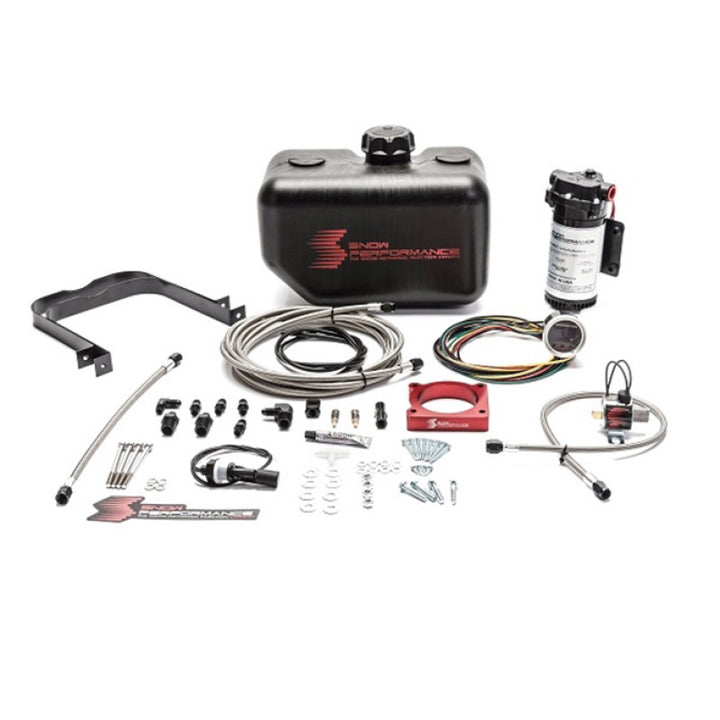 Snow Performance 11-17 F-150 Stg 2 Boost Cooler Water Injection Kit w/SS Brd Line & 4AN Fittings - Bull Strap