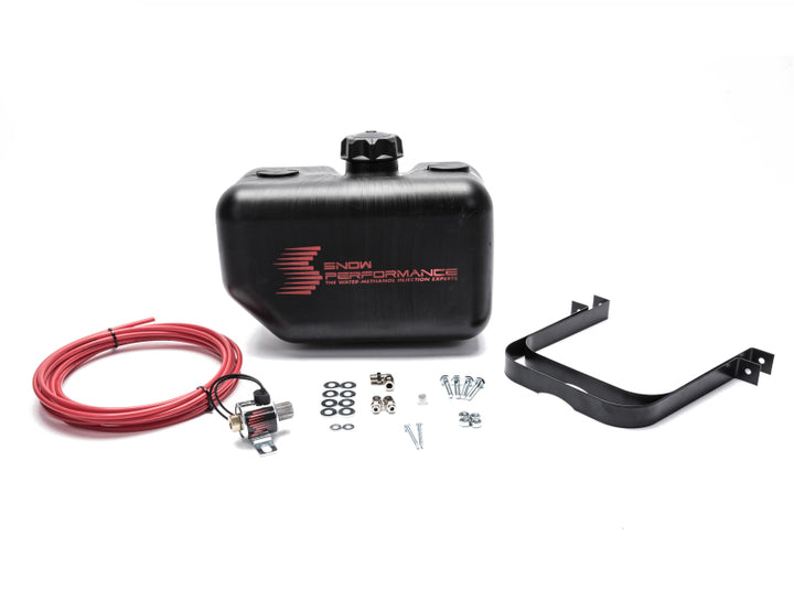 Snow Performance 2.5 Gallon Reservoir (incl. brackets/check valve/tubing) - Bull Strap