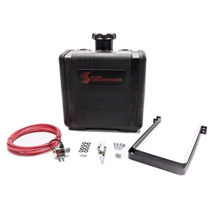 Snow Performance 7 Gallon Reservoir (incl. brackets/check valve/tubing) - Bull Strap