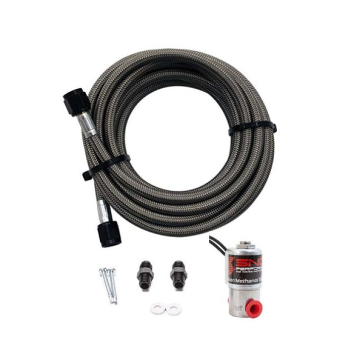 Snow Performance Braided SS Line Trunk Mount Upgrade (4AN SS Braided Line Systems) - Bull Strap