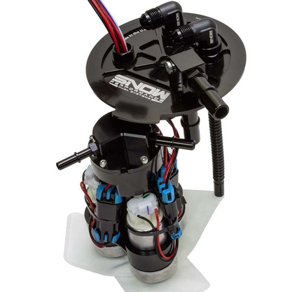 Snow Performance Chevrolet Camaro 6th Gen Fuel Hat (Triple Pump) - Bull Strap