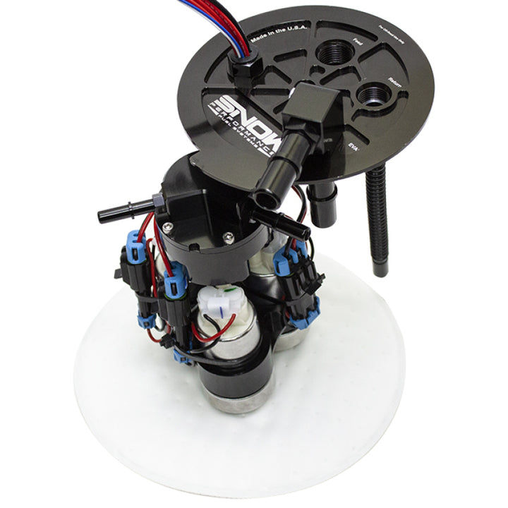 Snow Performance Chevrolet Camaro 6th Gen Fuel Hat (Triple Pump) - Bull Strap