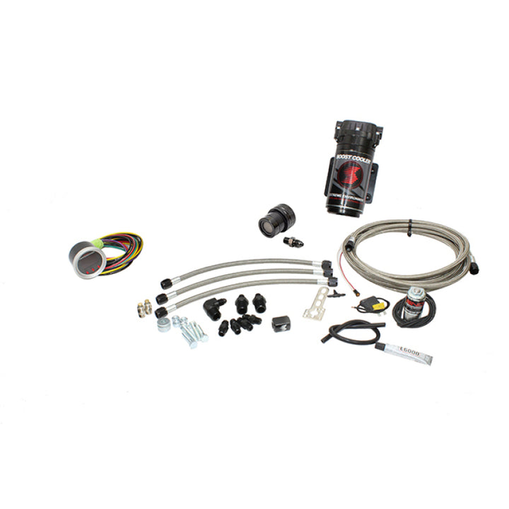 Snow Performance Stg 2 Boost Cooler F/I Prog. Water Injection Kit (SS Braided 4AN Fitting) - No Tank - Bull Strap