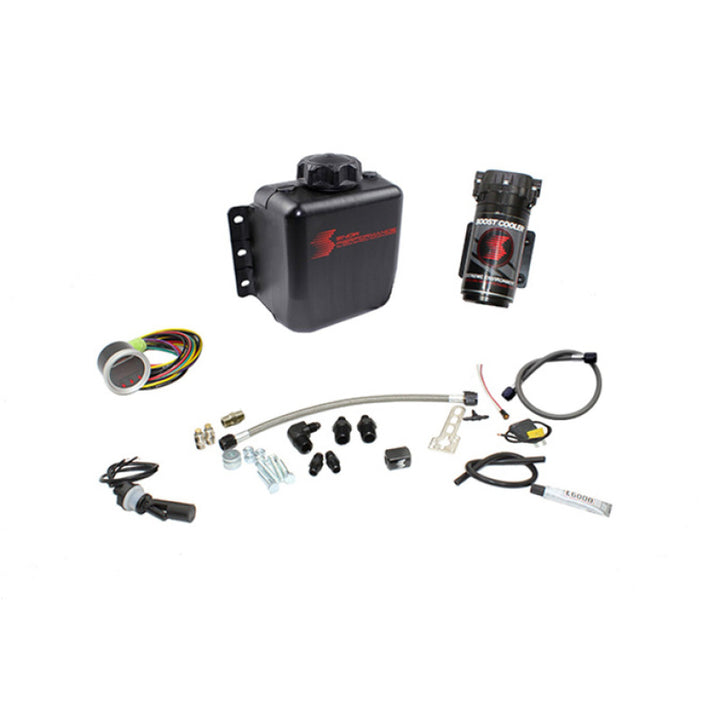 Snow Performance Stg 2 Boost Cooler F/I Prog. Water Injection Kit (SS Braided 4AN Fitting) - No Tank - Bull Strap