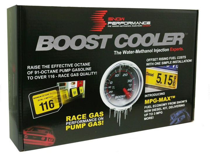 Snow Performance Stg 2 Boost Cooler F/I Prog. Water Injection Kit (SS Braided Line 4AN Fittings) - Bull Strap