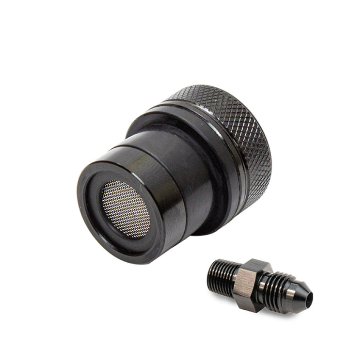 Snow Performance Windshield Washer Reservoir Bung w/ -4AN Nipple - Bull Strap