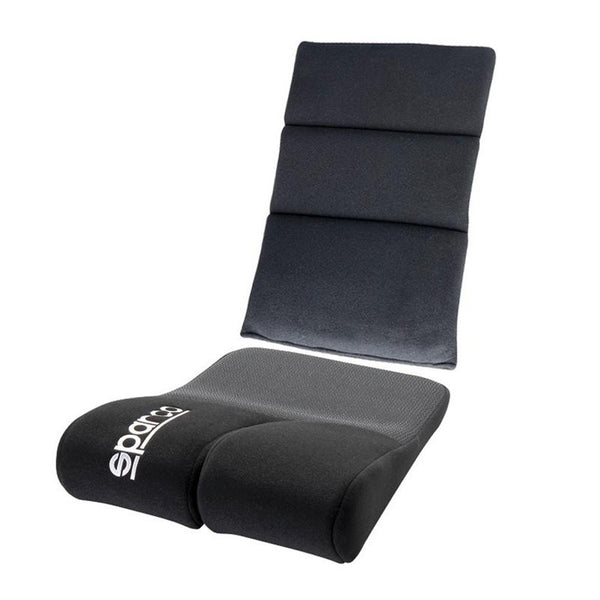 Sparco Cushion Seat Black (Rear Textu - Bull Strap
