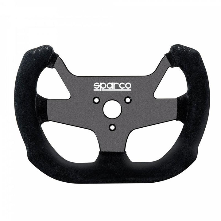 Sparco F10A Suede Black Steering Wheel - Bull Strap