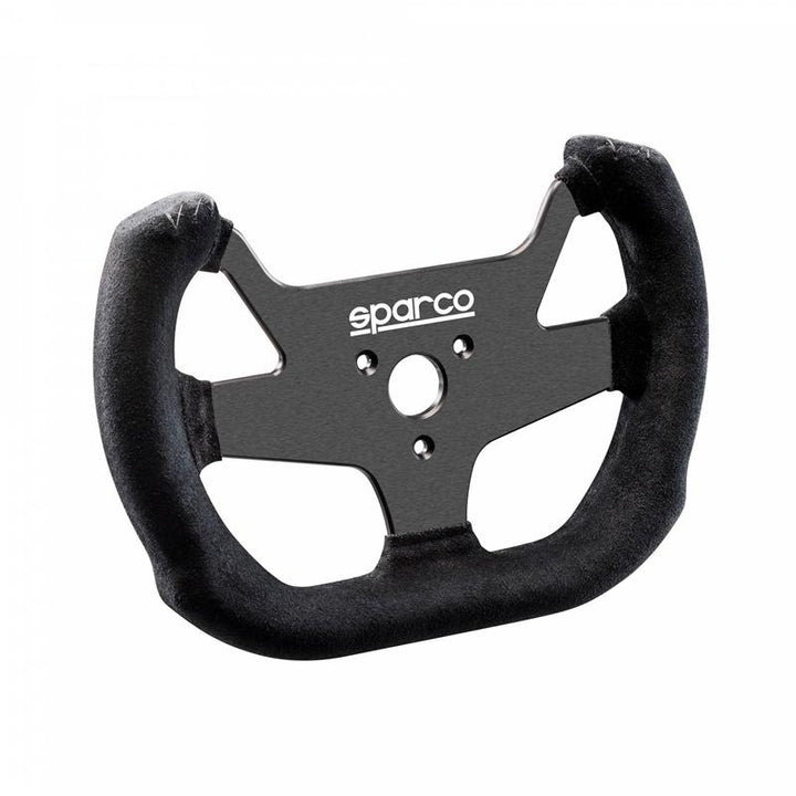 Sparco F10A Suede Black Steering Wheel - Bull Strap