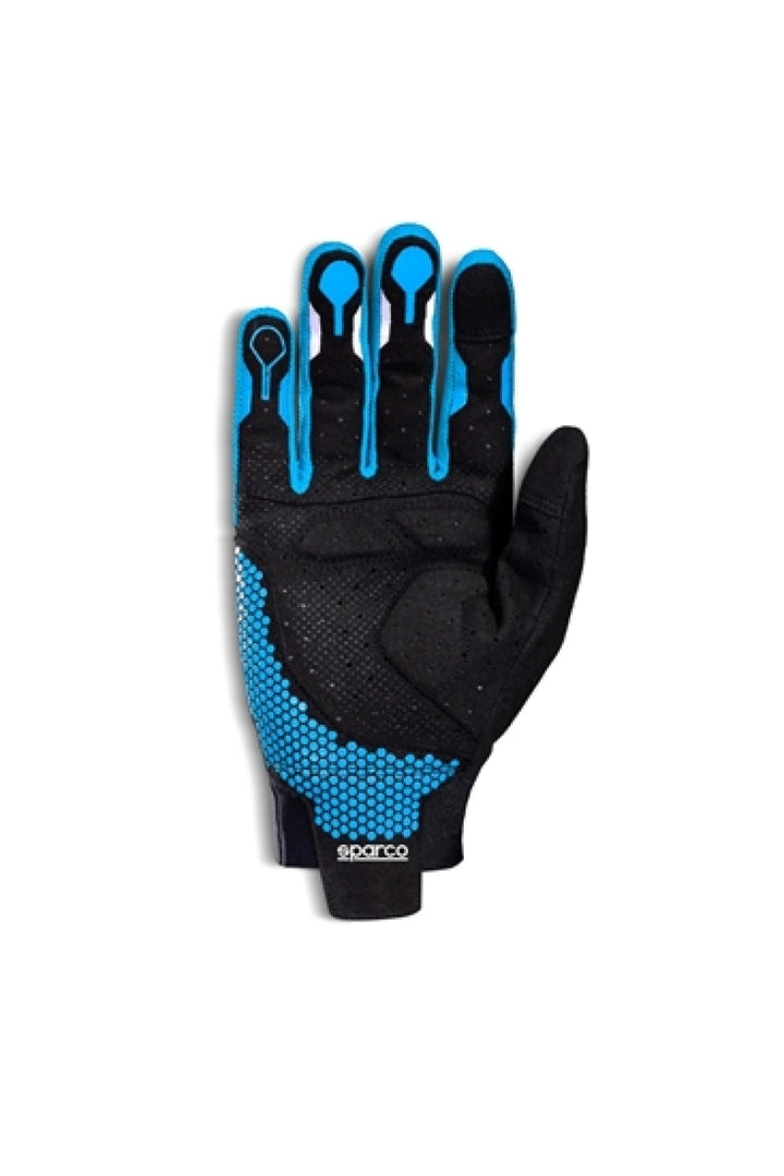 Sparco Gloves Hypergrip+ 10 Black/Blue - Bull Strap