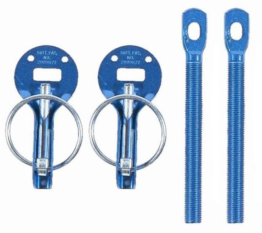 Sparco Hood Pin Blue - Bull Strap