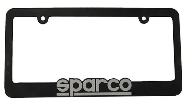 Sparco License Plate Frame Plastic - Bull Strap