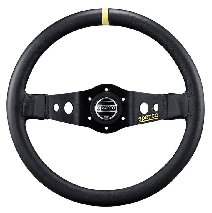Sparco Steering Wheel 215 Suede Black - Bull Strap