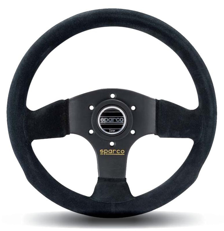 Sparco Steering Wheel 300 Suede Black - Bull Strap