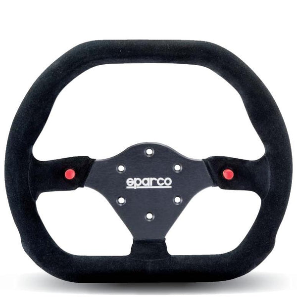Sparco Steering Wheel 310X260 Suede Black - Bull Strap