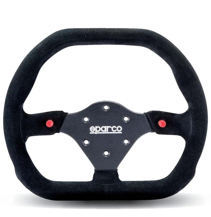 Sparco Steering Wheel 310X260 Suede Black - Bull Strap